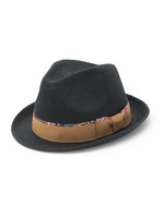 ペイズリーWテープ中折れハット