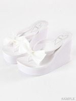 リボンビーチサンダル