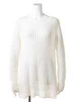 透けゆるニットチュニック