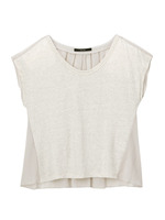 Munich シフォン切り替えジャージプルオーバー