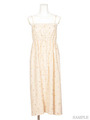 PALMTREE JACQUARD ONE-PIECE
