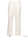 STRETCH SATIN TARERED PANTS