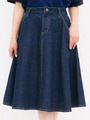 サロペットデニムスカート