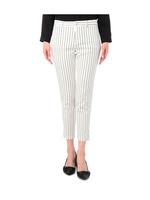 ストライプクロップドパンツ