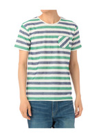 ヘリンボンボーダーTシャツ