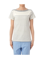 ボートネックボーダープルオーバー