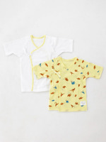 COTTON CLOVERシリーズ短肌着2枚セット  