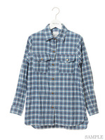 チェックネルシャツ