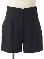 ハイウエストリボンショーパン