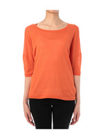 七分袖ドルマンスリーブニット