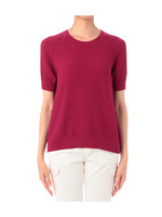 編み地切り替えカラーニット