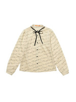 【Fi.n.t】ロゴ総柄pt長袖BL