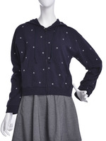 【casual】star刺繍パーカー