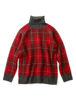 PLAID TURTLE KNIT