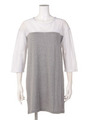 SOFT SPIRAL JERSEY STRETCH×MESH ワンピース