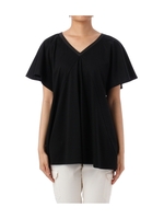 切り替えフレアスリーブカットソー