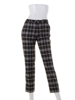 【LUX】 マドラスチェックテーパードPT