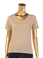 シルクニットトップス