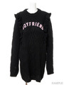 boyfriend long knit dress