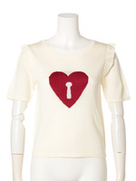 【girly】heart key holeニットTOPS