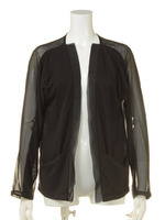 シフォンコンビカットカーディガン