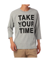 ロゴ入り七分袖Tシャツ