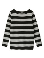 [L]ボートネックボーダーニットプルオーバー