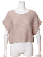 [Salon de Balcony]SPANGLE MOHAIR KNIT PULLOVER