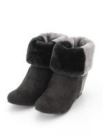 【JELLYBEANS】コンビカラーファーブーツ