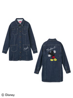 【X-girl Disney Collection】CHEERING DENIM DRESS