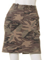 【中村アンさん着用】【La Leia】カモフラ柄タイトミニスカート
