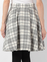 シャギータックフレアースカート