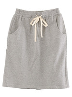 スウェットミディアムスカート