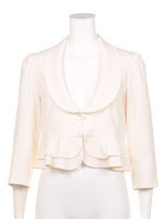 バックリボンショールカラージャケット