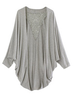 バックレースモモンガカーデ