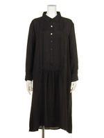 【Omekashi】ビジュー釦付きシャツワン