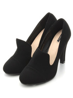 トゥキャップオペラカットパンプス