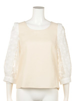 花柄ドビー袖PO