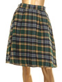 綿ネルチェックフレアスカート