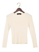 JOC NY/R RIBクルーネックプルオーバー