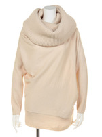 スヌード付き3wayニット