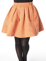 レザーフレアスカート