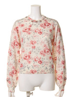 ローズフラワービジュープルオーバー