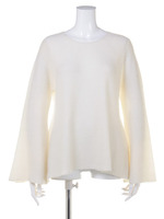 【GREED】Cashmere　Garter　Stitch　Flare　Sweater