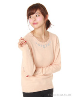 アンゴラバックシャンビジュー付PO