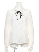 レースアップ風ノースリーブワンピース