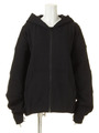 【i】裏起毛切替ZIPパーカー