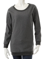 【CEDNIE】ストライプスウェットトップス