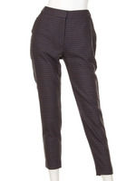 アンクル小紋ストレートパンツ