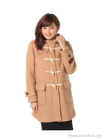 スライバーロングダッフルコート